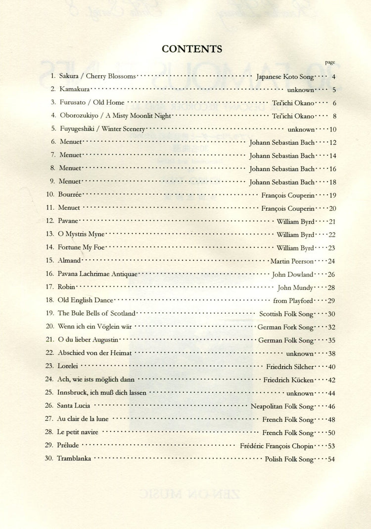 30 Famous Tunes