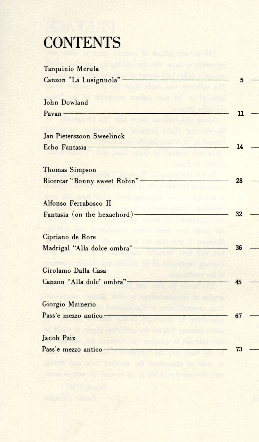 Recorder Quartets for Advance Players