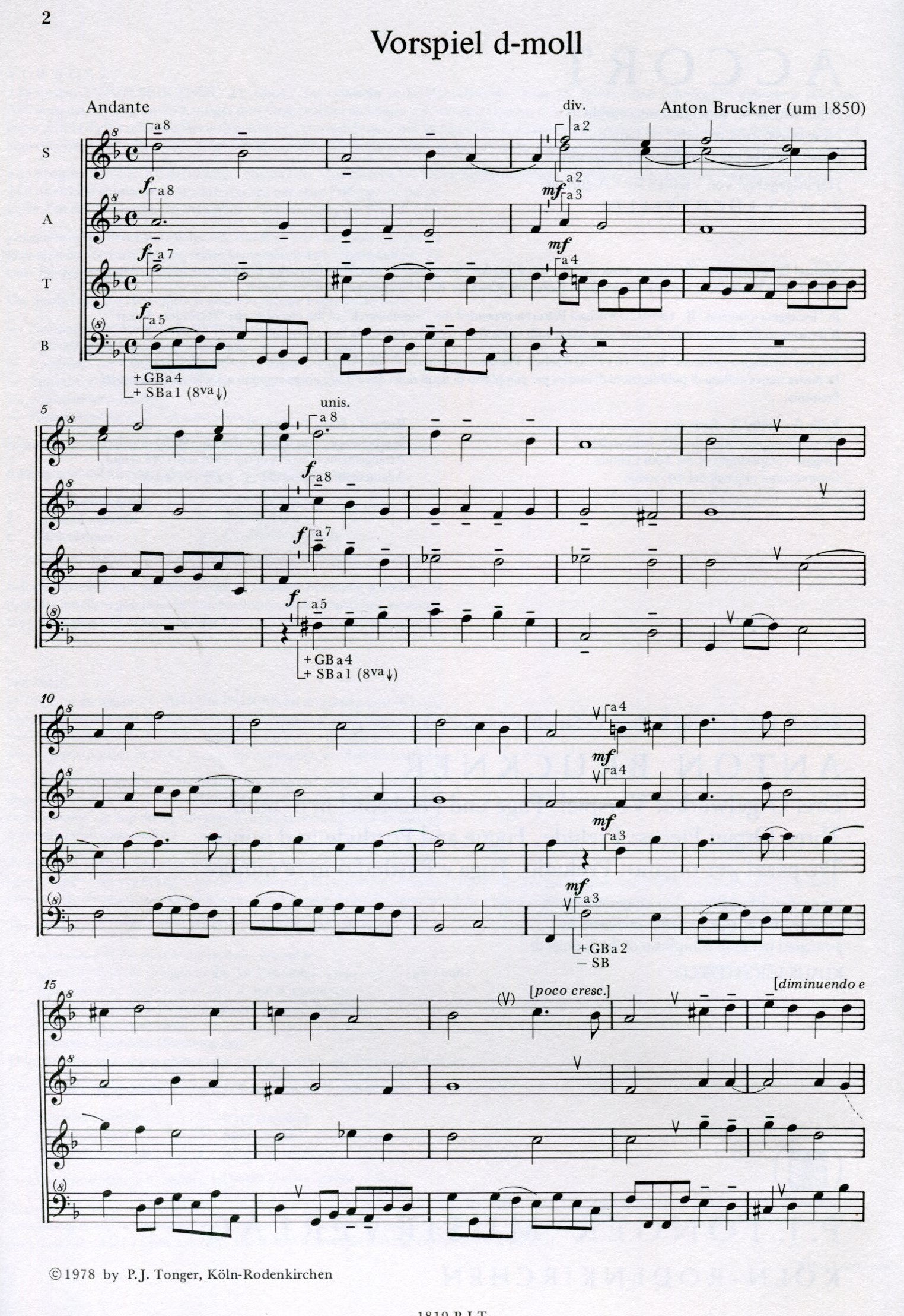 Three Organ Pieces