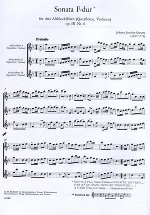 Sonata F Major Op.3 No.6