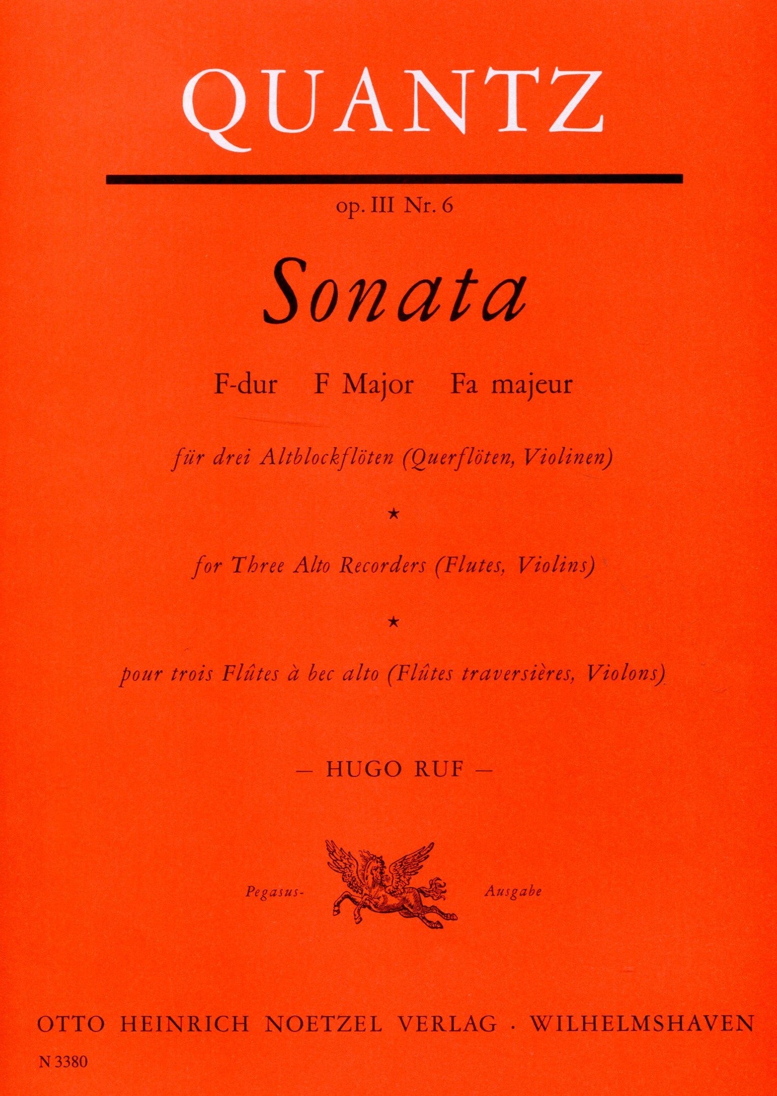 Sonata F Major Op.3 No.6
