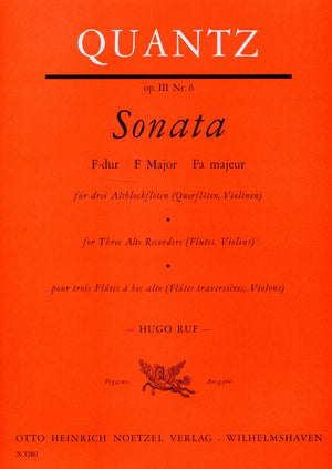 Sonata F Major Op.3 No.6