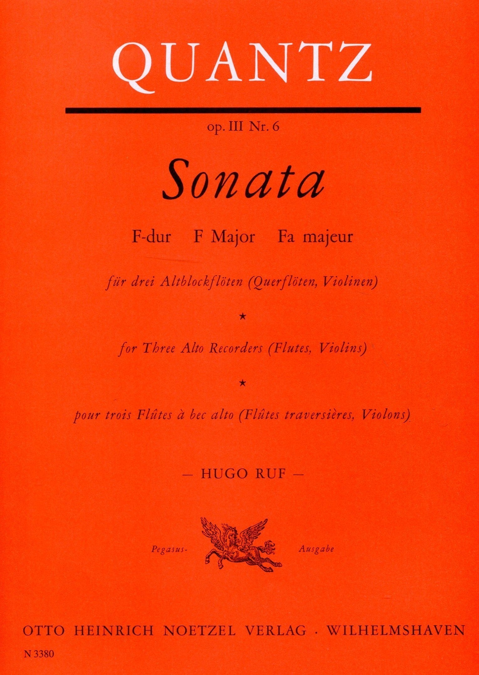 Sonata F Major Op.3 No.6