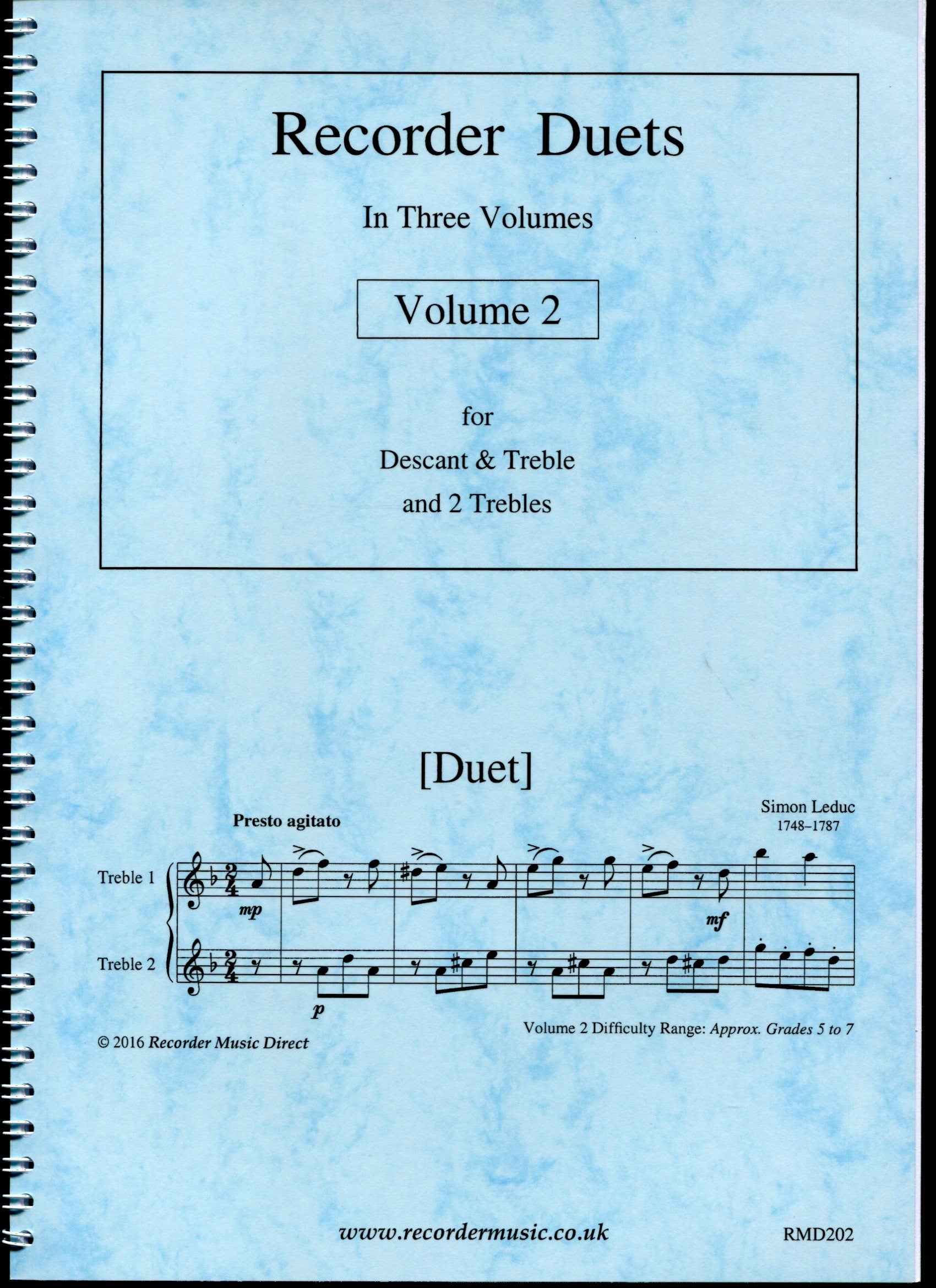 Duets for Recorder Book 2
