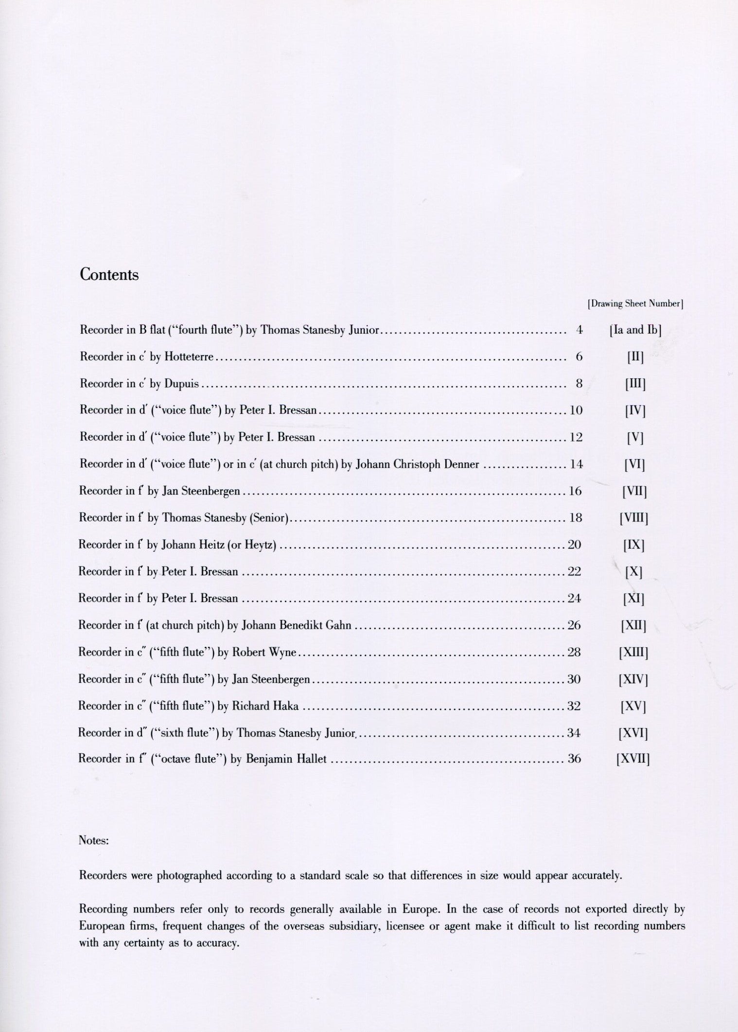 The Recorder Collection of Frans Bruggen