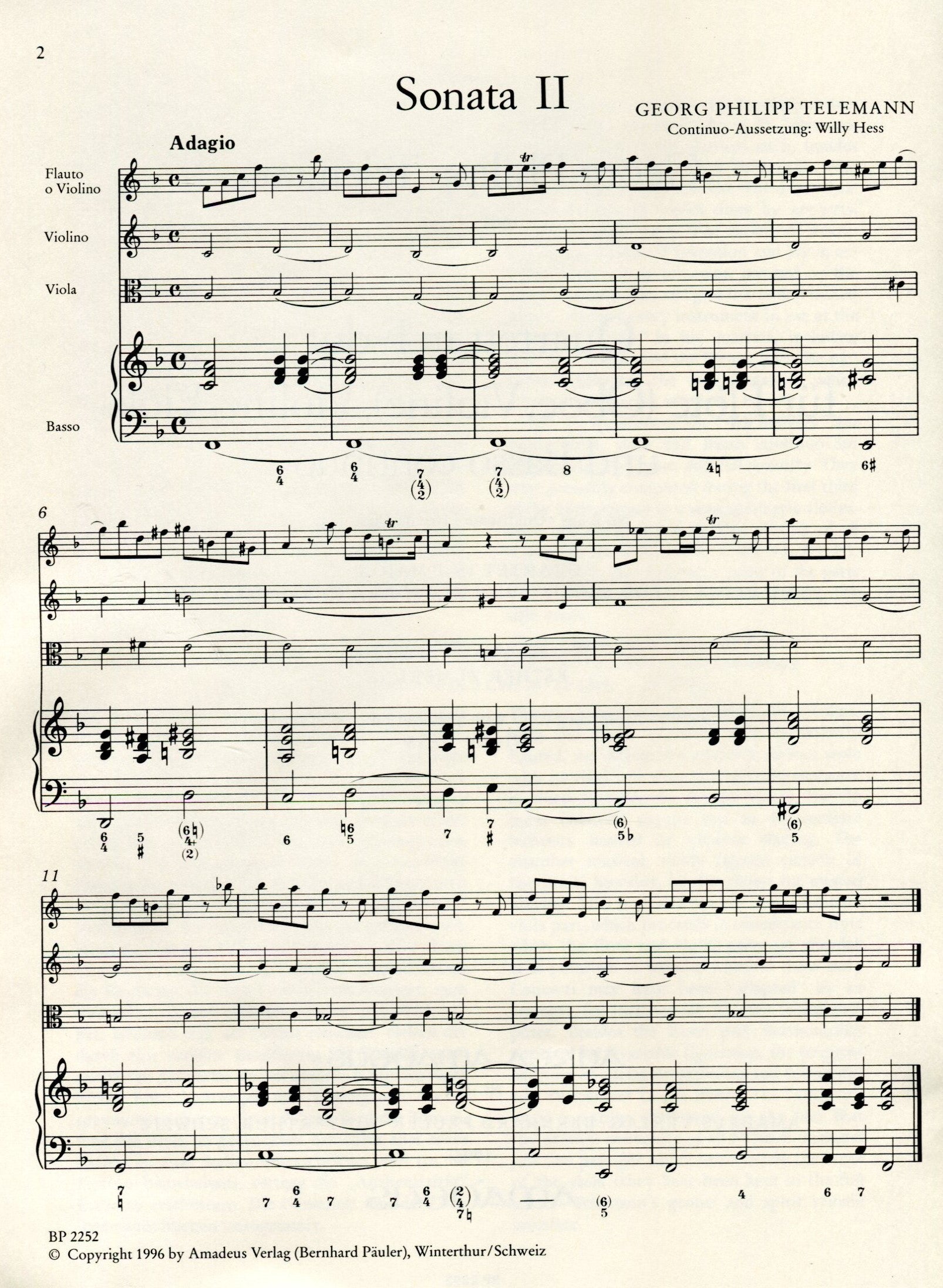 Quartet No. 2 in F Major