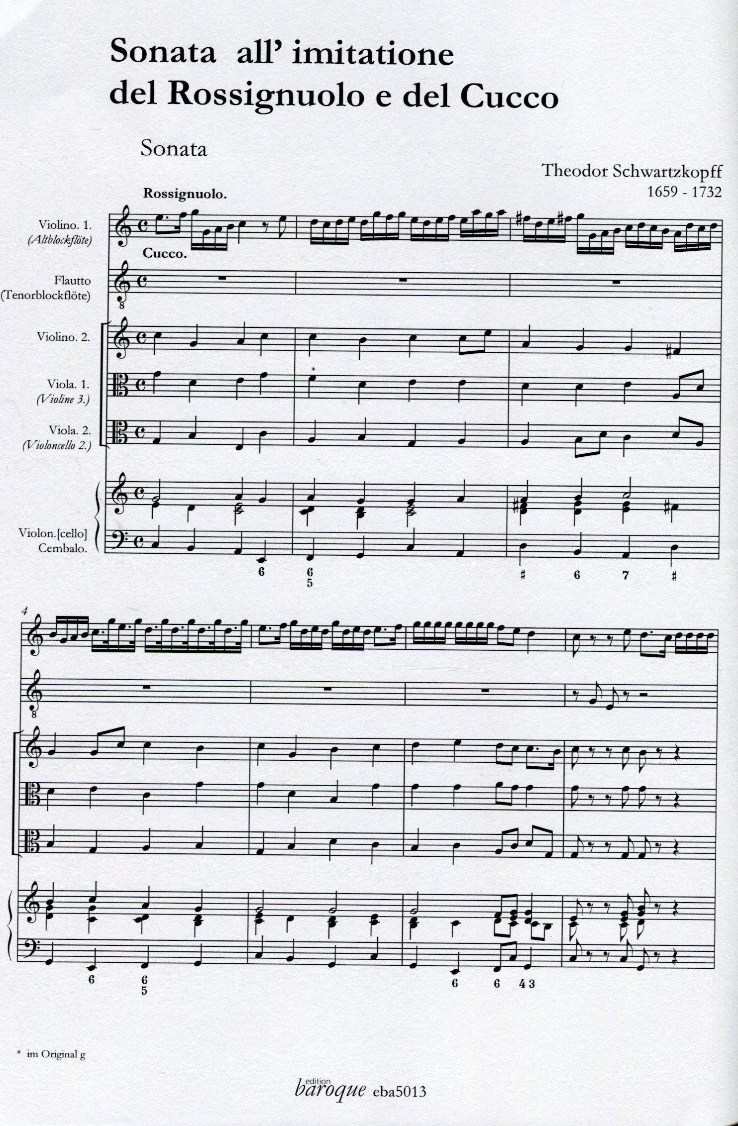 Sonata All'imitatione