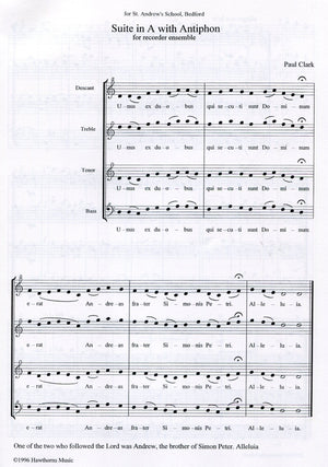 Suite in A with Antiphon