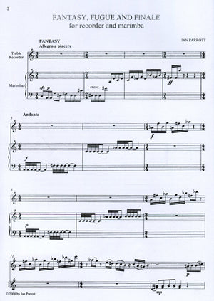 Fantasy, Fugue and Finale