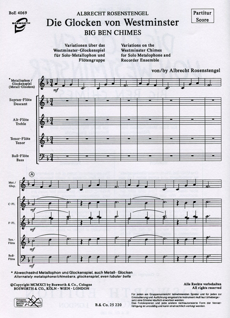 Big Ben Chimes - Variations