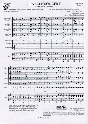 Spatzen Konzert - The Sparrow Concerto