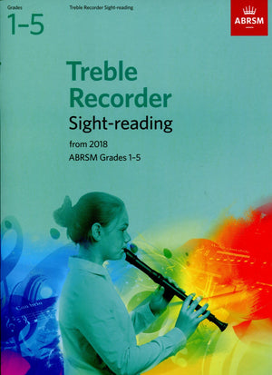 Treble Recorder Sight-Reading Grades 1 -5 ABRSM