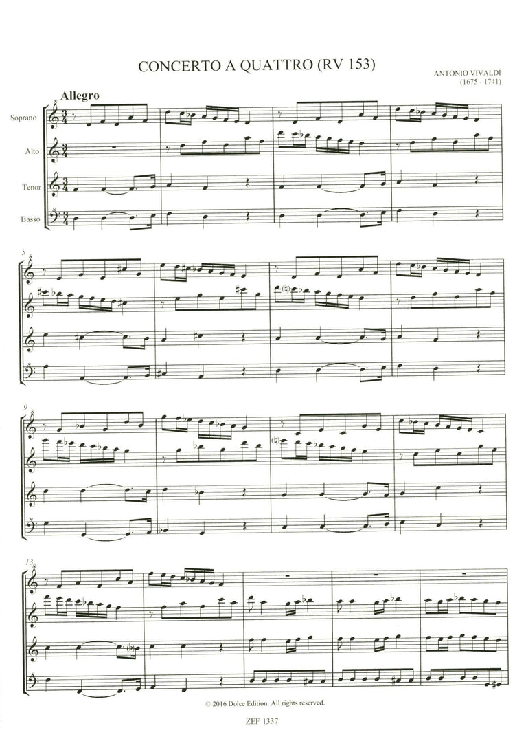Concerto a Quattro (RV 153)
