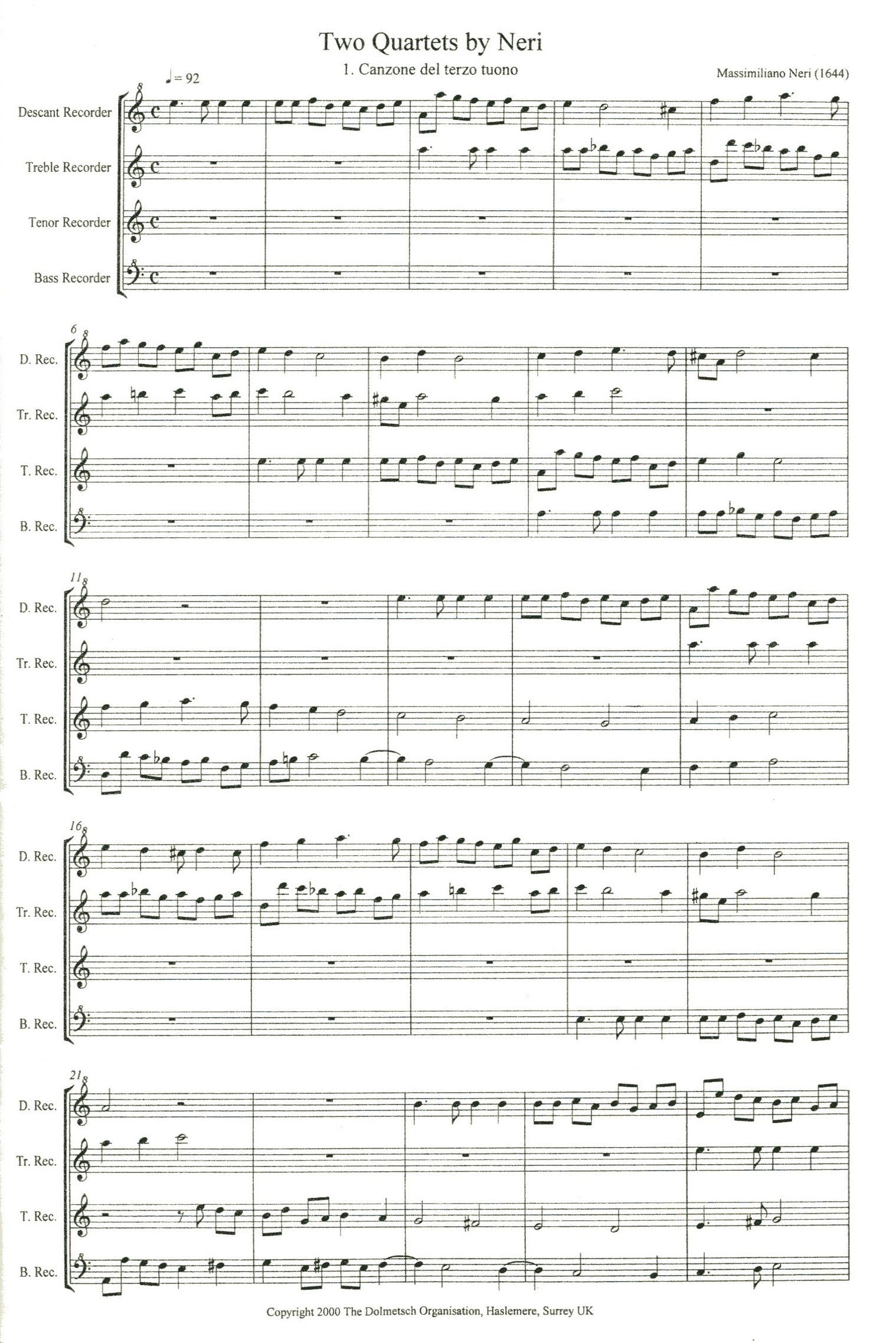 Canzona del terza ruono, Sonata 19