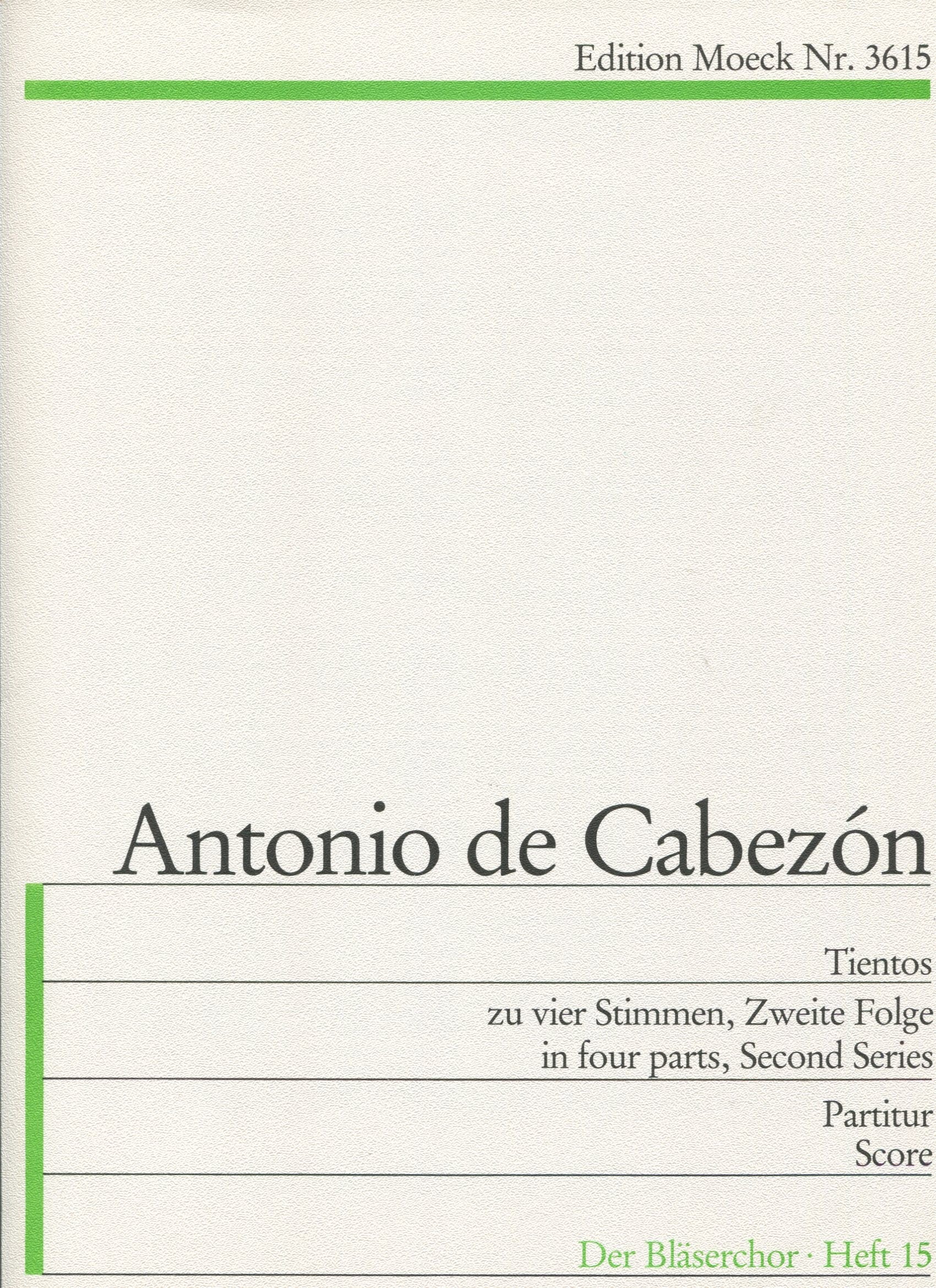 Tientos in four parts - 2nd Series