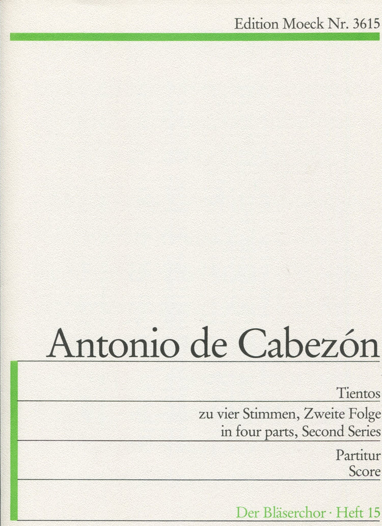 Tientos in four parts - 2nd Series