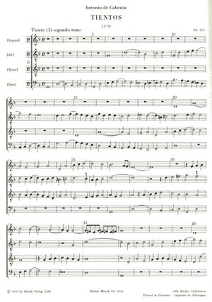 Tientos in four parts - 2nd Series