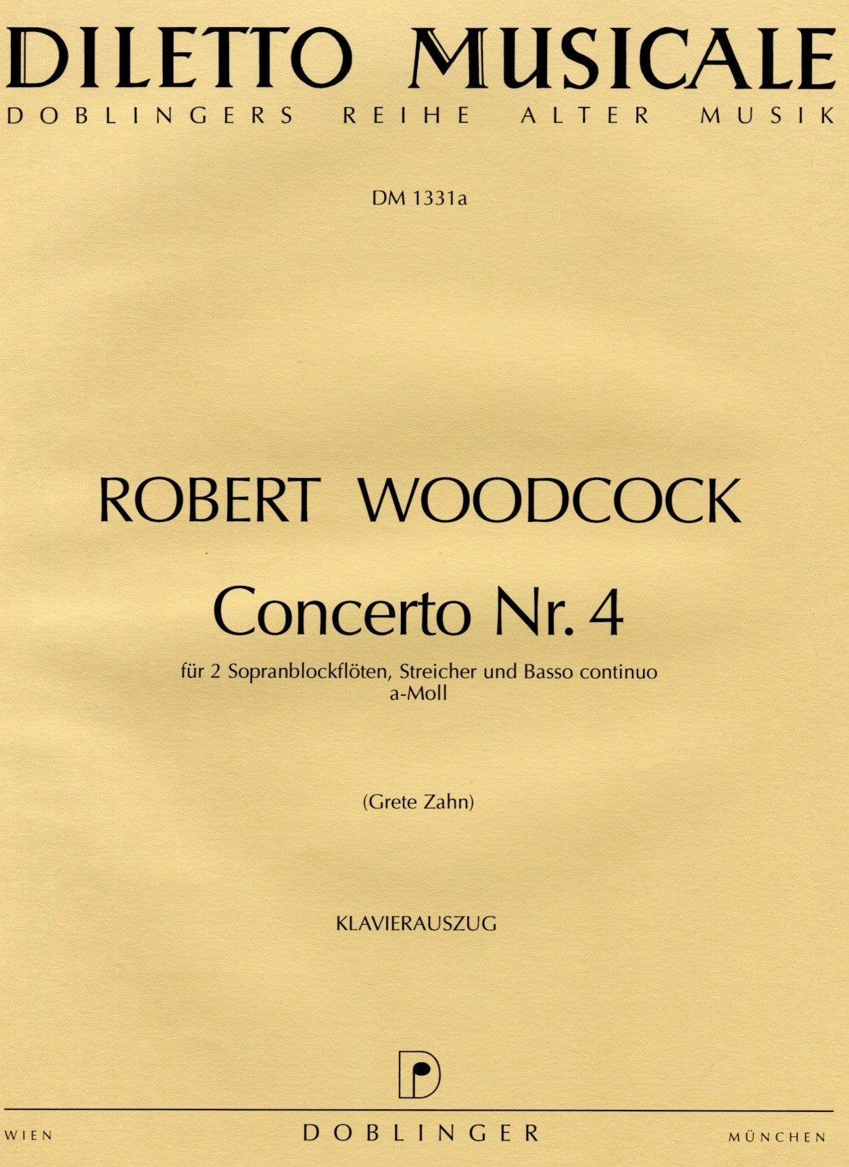 Concerto No 4 in a minor