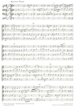 Recercari in four parts - Venice 1549