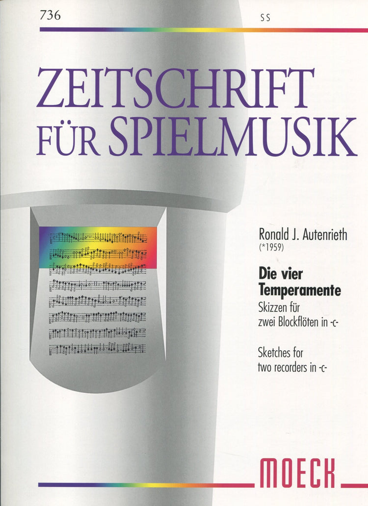 The Four temperaments - Sketches for two recorders in C