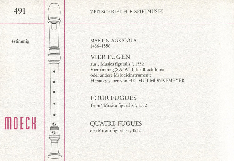Four Fugues from Musica Figuralis
