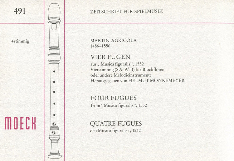 Four Fugues from Musica Figuralis