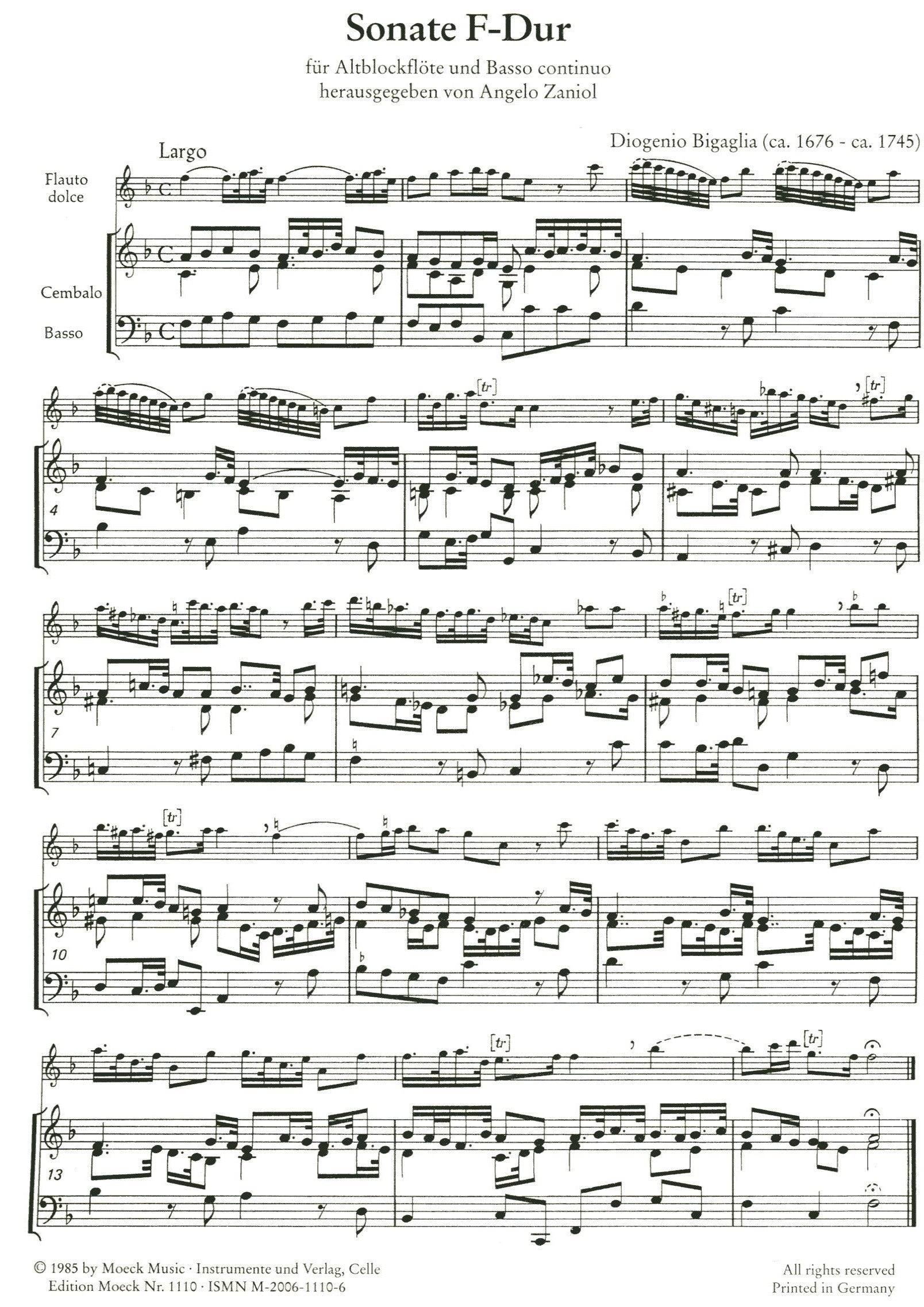 Sonata in F Major
