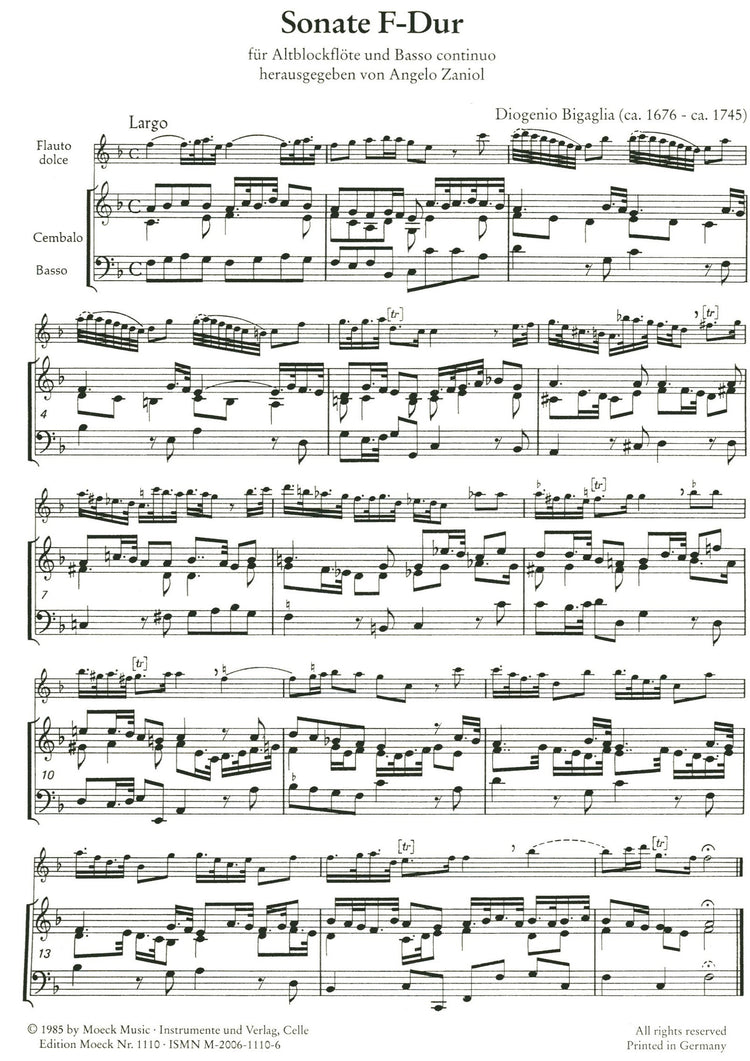 Sonata in F Major