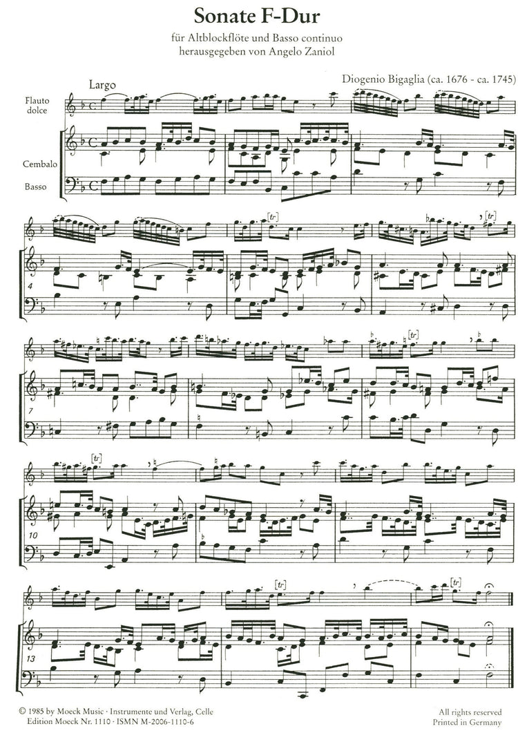 Sonata in F Major
