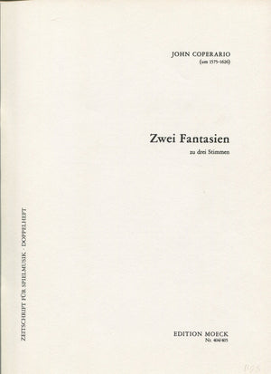 Two Fantasias for Three Recorders