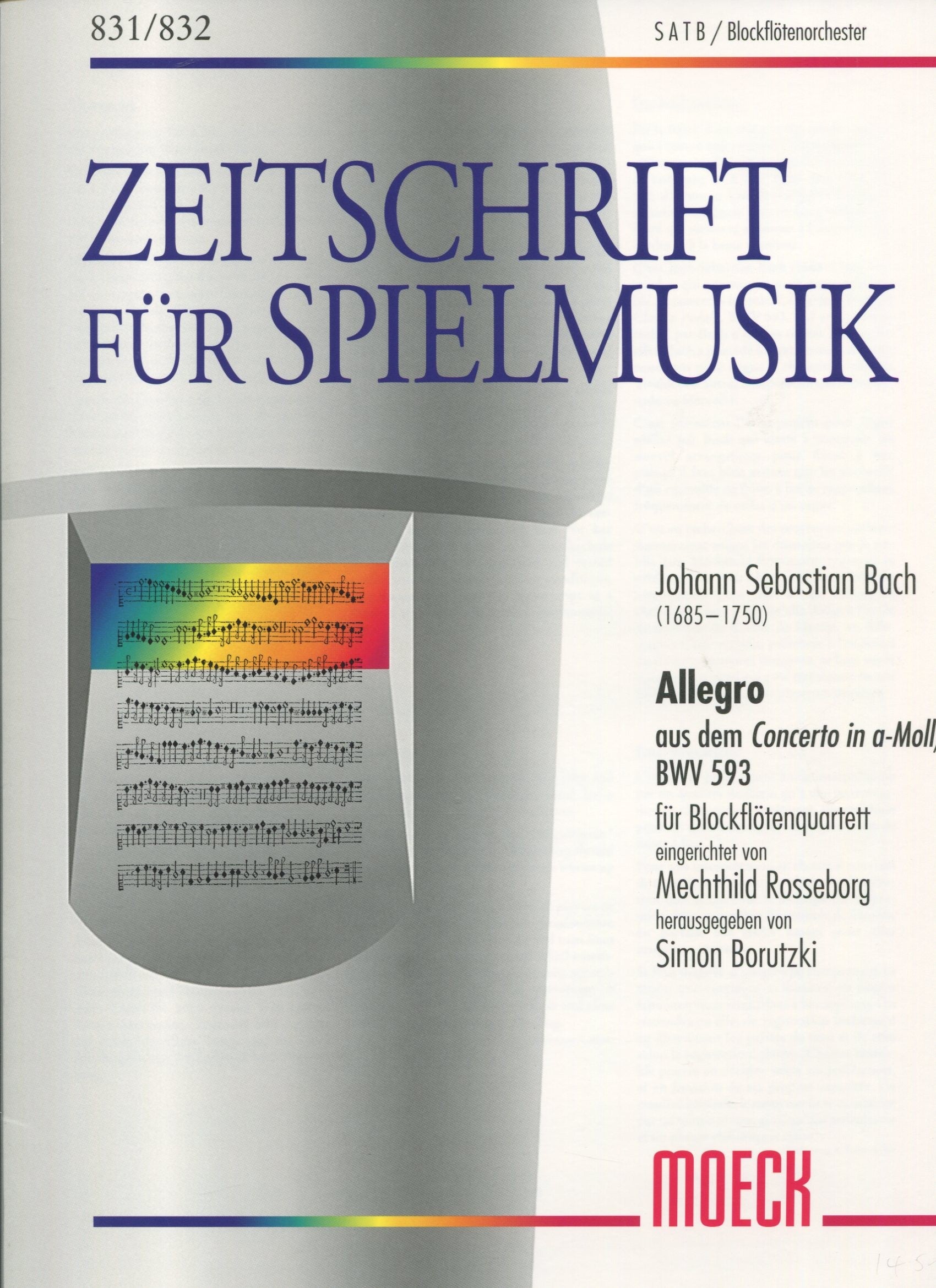 Allegro from Concerto in A Minor BWV593