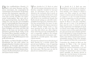 Four Part Chorales