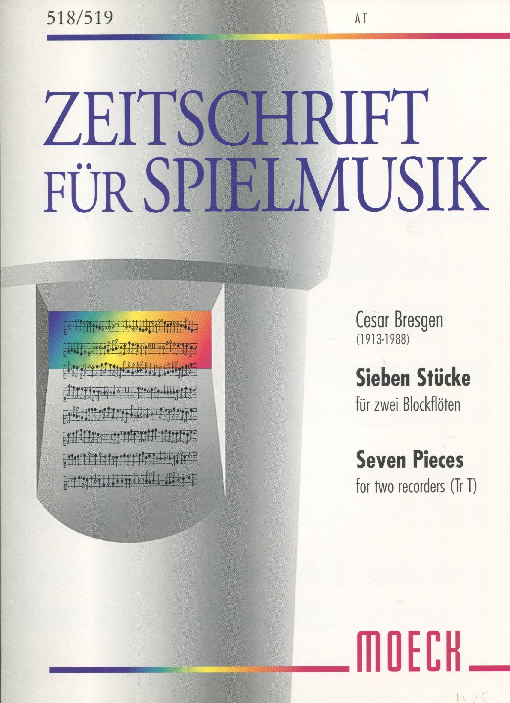 Seven Pieces for Two Recorders