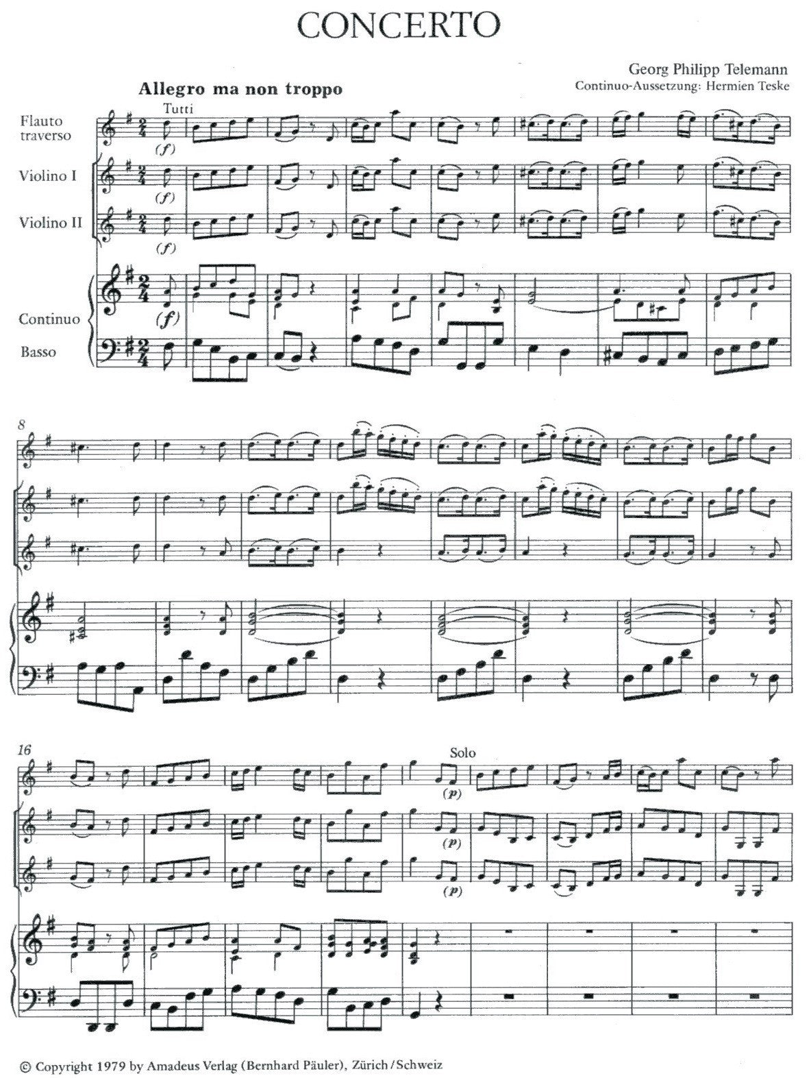 Concerto in G Major