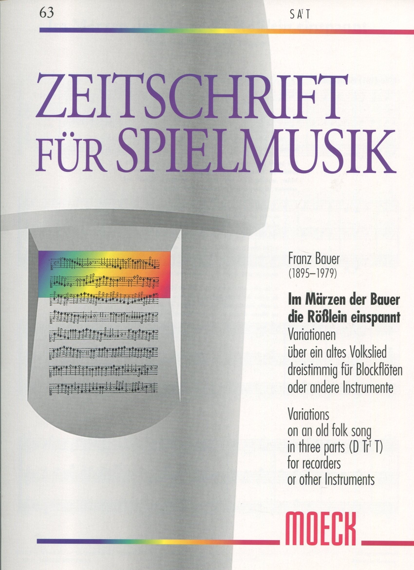 Im Marzen der Bauer die Roblein einspannt