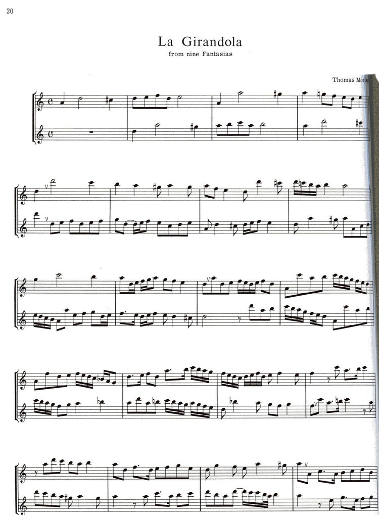 Renaissance Duets for Alto Recorder Volume 3