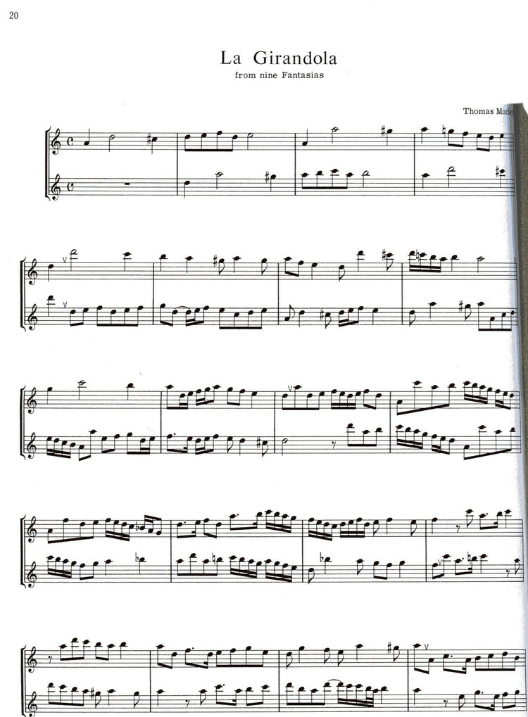 Renaissance Duets for Alto Recorder Volume 3