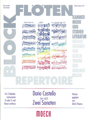 Two Sonatas for 2 Recorders and Basso Continuo