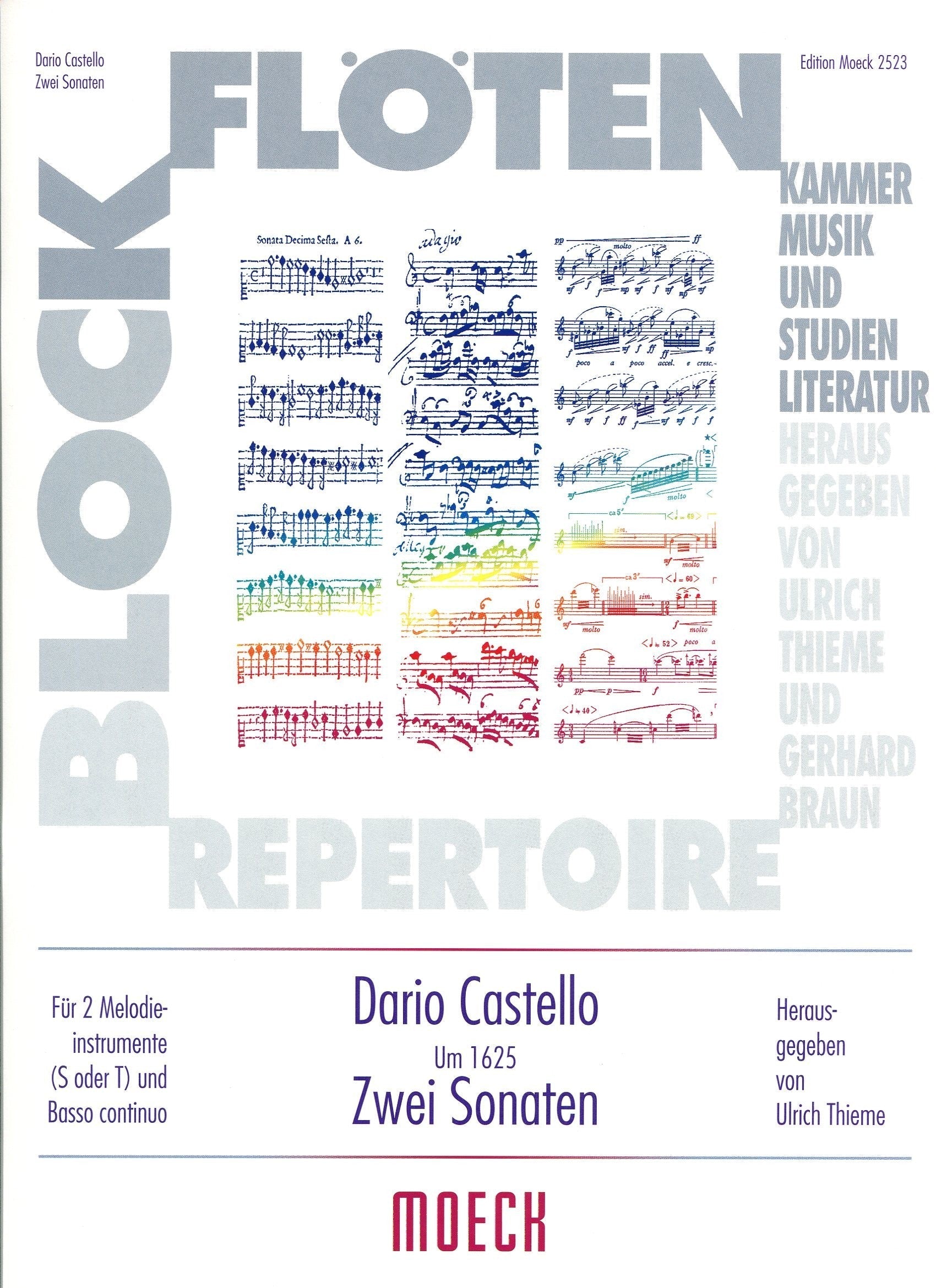 Two Sonatas for 2 Recorders and Basso Continuo