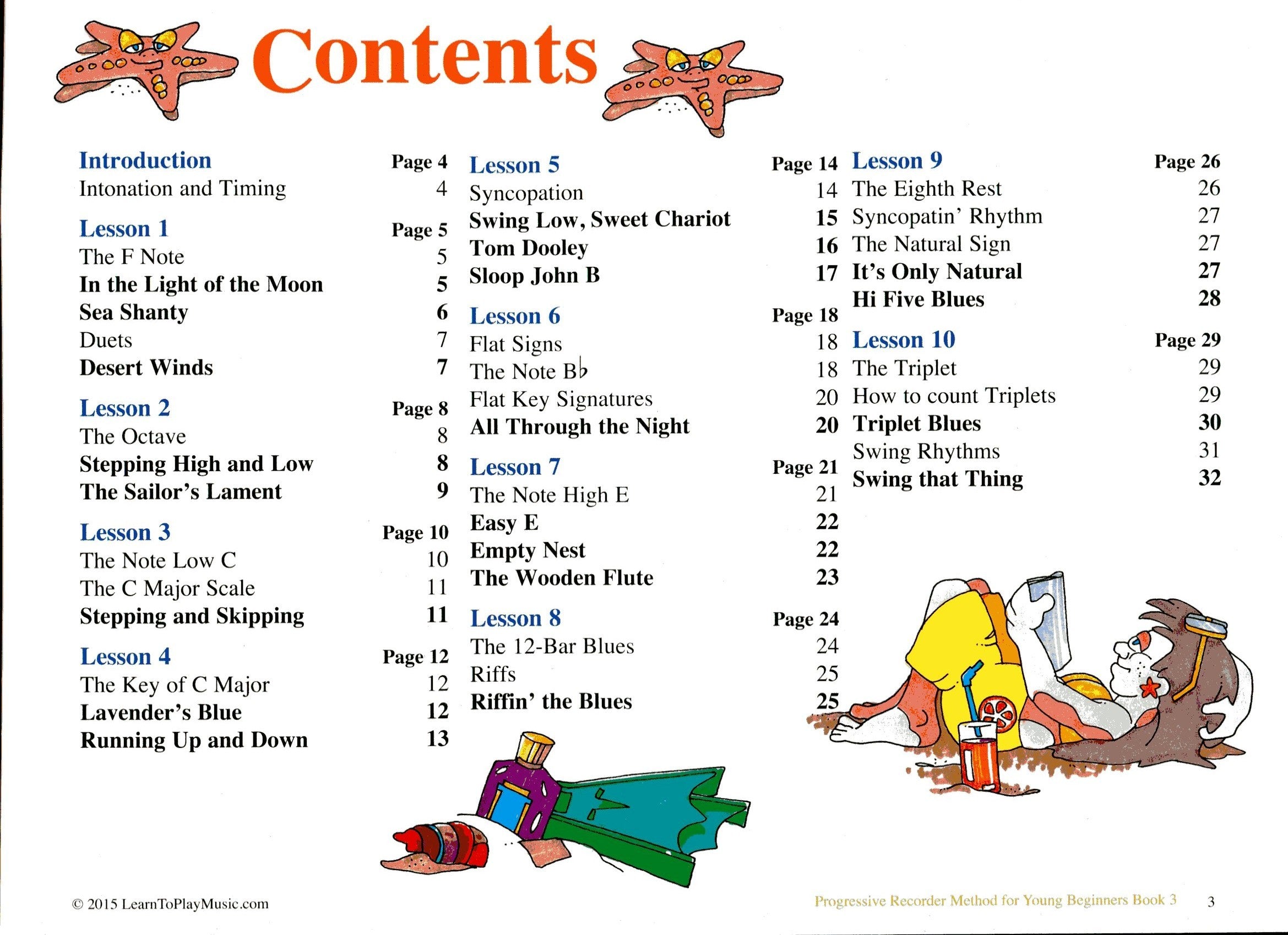 Progressive Recorder Method for Your Beginner Book 3