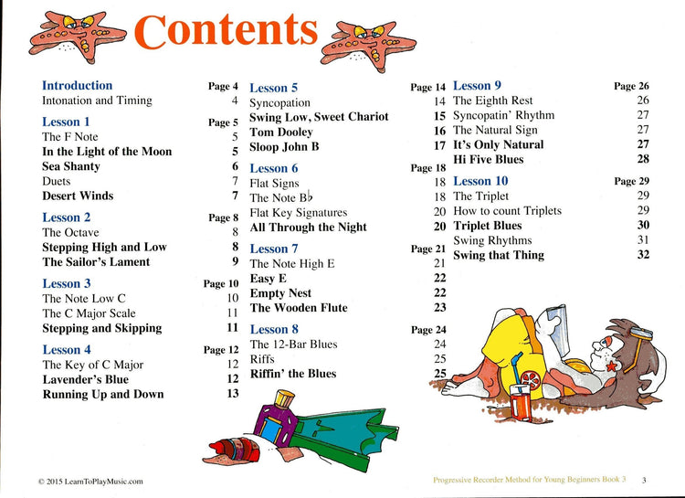 Progressive Recorder Method for Your Beginner Book 3