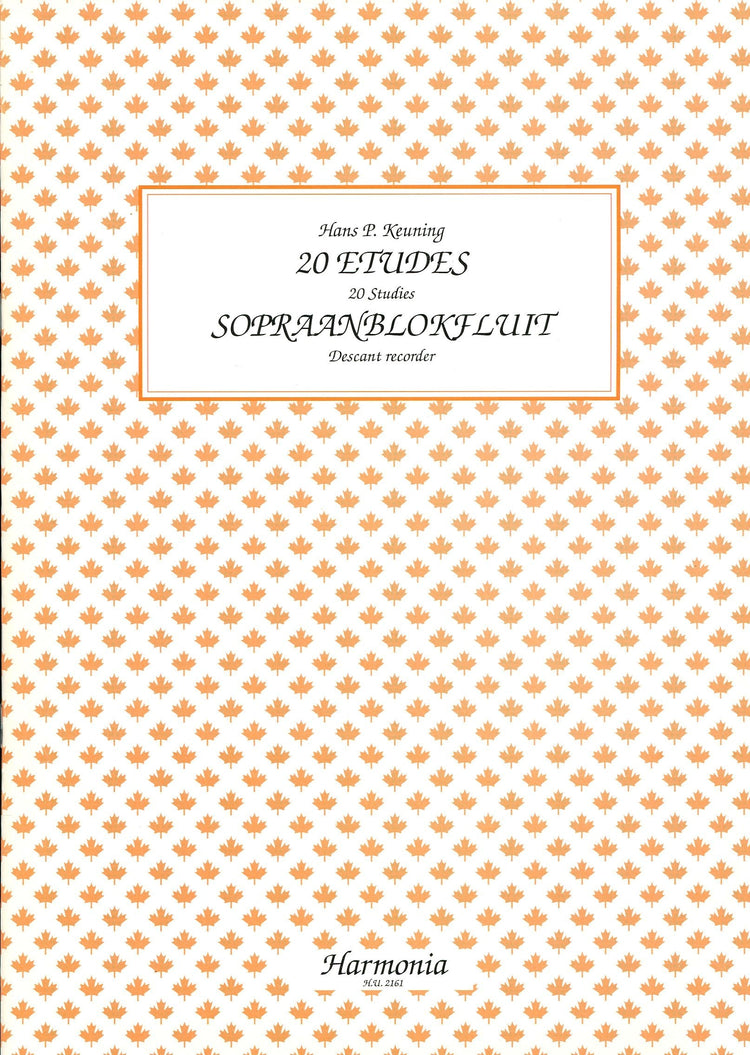 25 Etudes for Descant Recorder