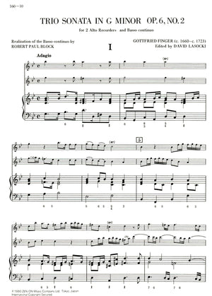 Trio Sonata in G minor Op 6 No 2