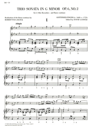 Trio Sonata in G minor Op 6 No 2