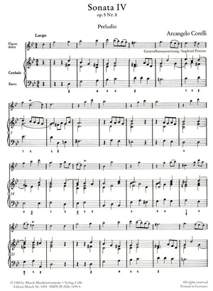 Sonata IV G minor Op 5 No 8