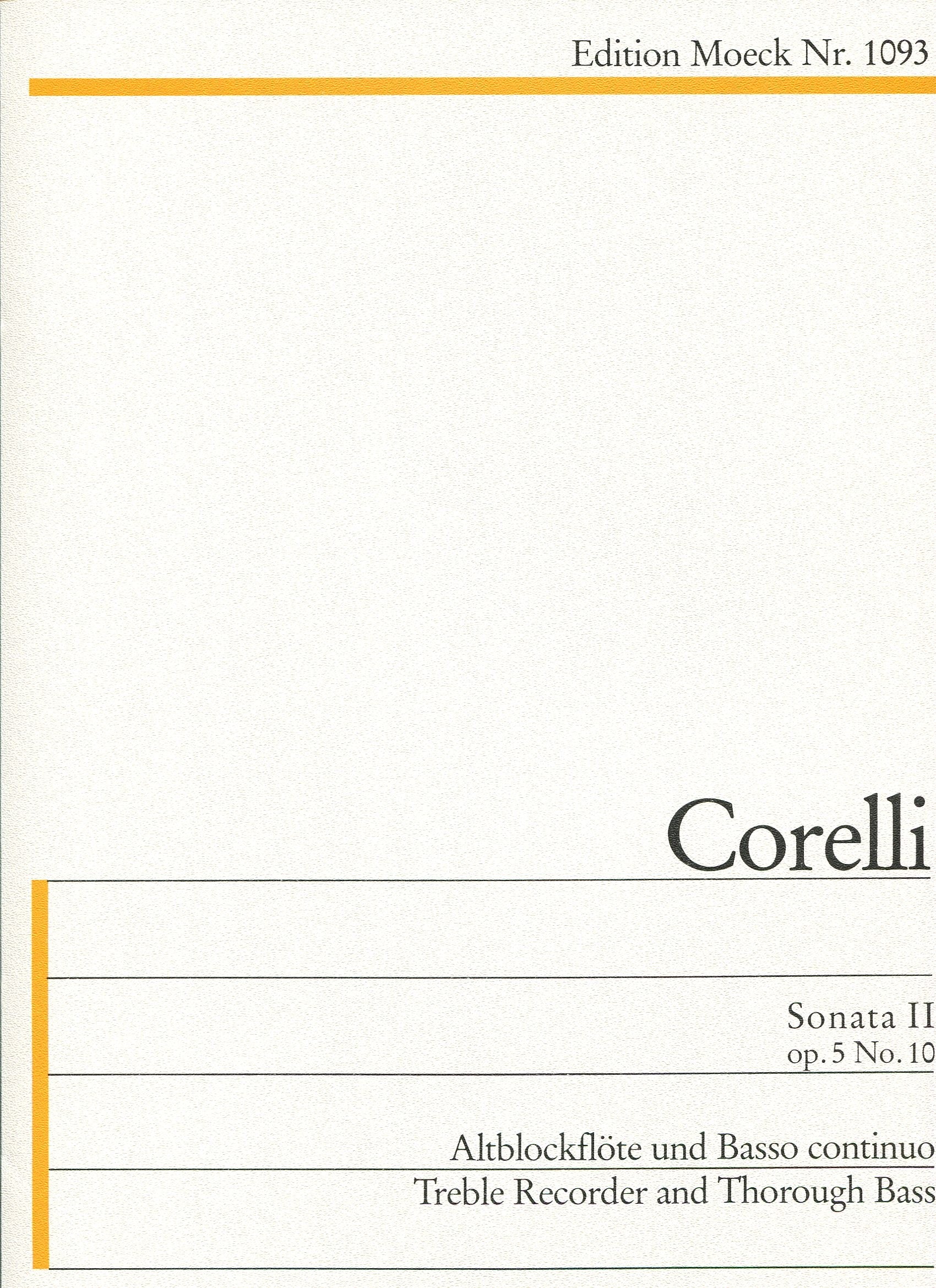 Sonata 2 G Major Op 5 No 10