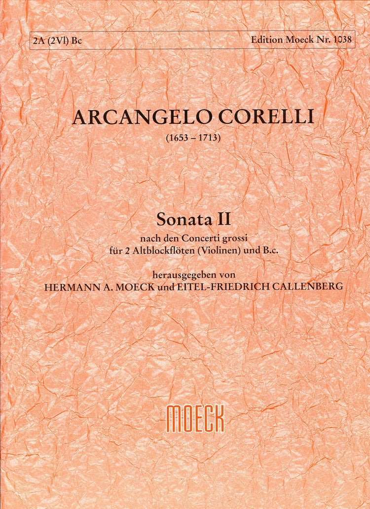 Sonata 2 after Concerto Grossi for Two Recorders
