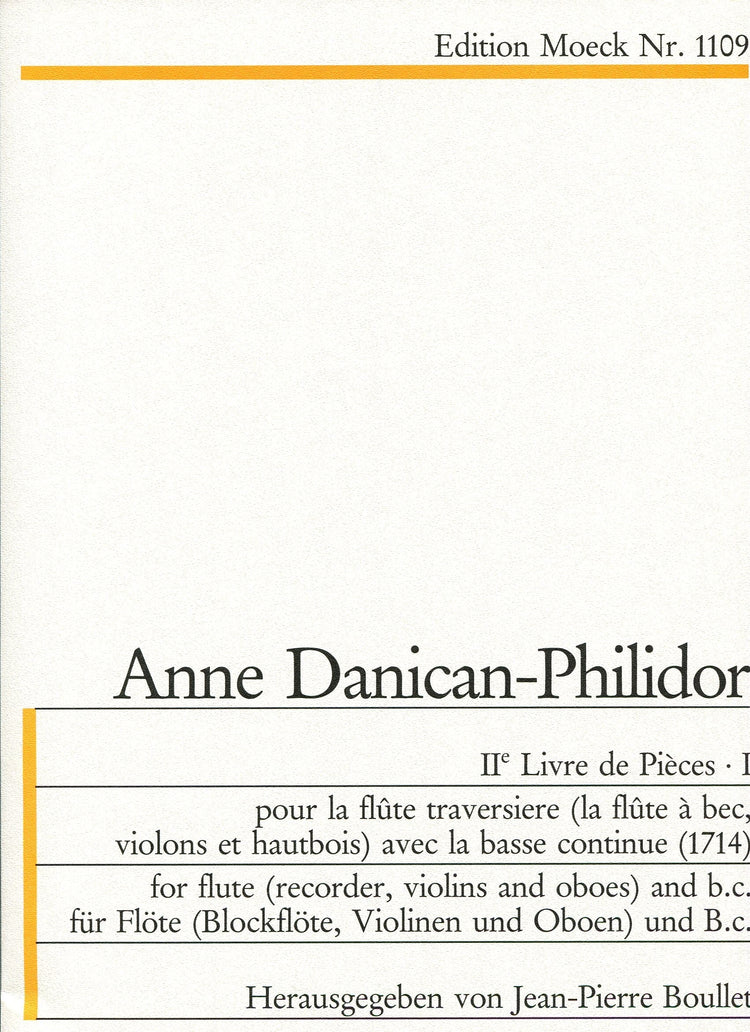 2nd Livre de Pieces for Recorder and Basso Continuo