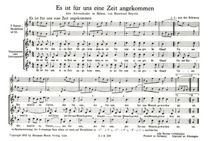 Es ist uns eine zeit angekommen