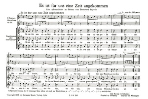 Es ist uns eine zeit angekommen